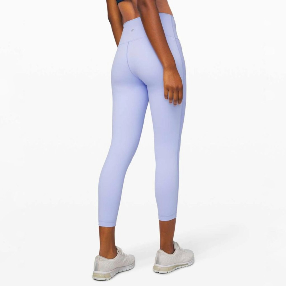 Lululemon Wunder Under High-Rise Tight 25" Lavender Dusk pastel purple size 8